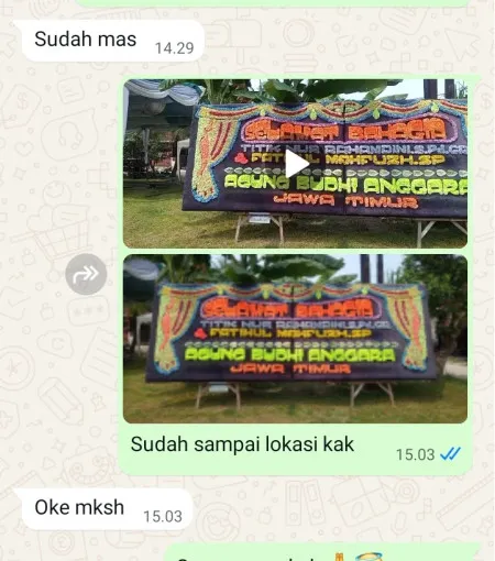 Pengiriman Papan Bunga Bunder Widasari
